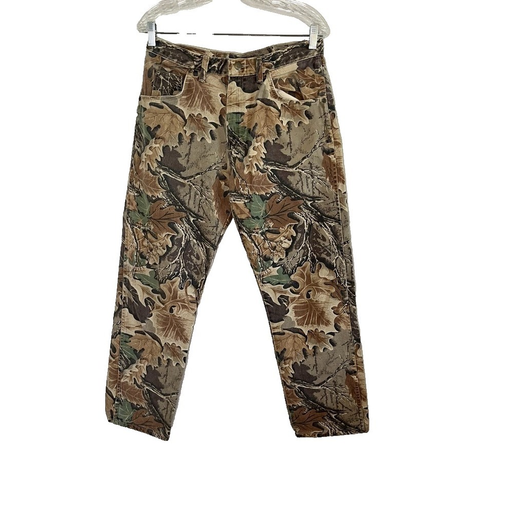 Camo Hunting Pant 32" Leaf Forest Outdoors Utility Realtree